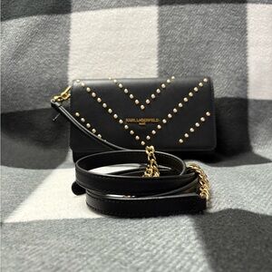 Karl Lagerfeld Paris Lourdes Crossbody Bag NWT